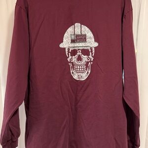 Ariat Mens FR Malbec Roughneck Skull Logo Work T-Shirt - 10026435